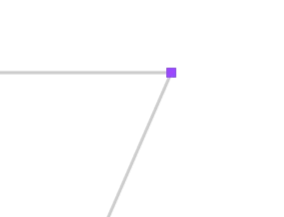 Example of a point connected to two wall sections