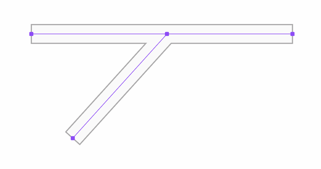 Example of a T-junction that renders properly