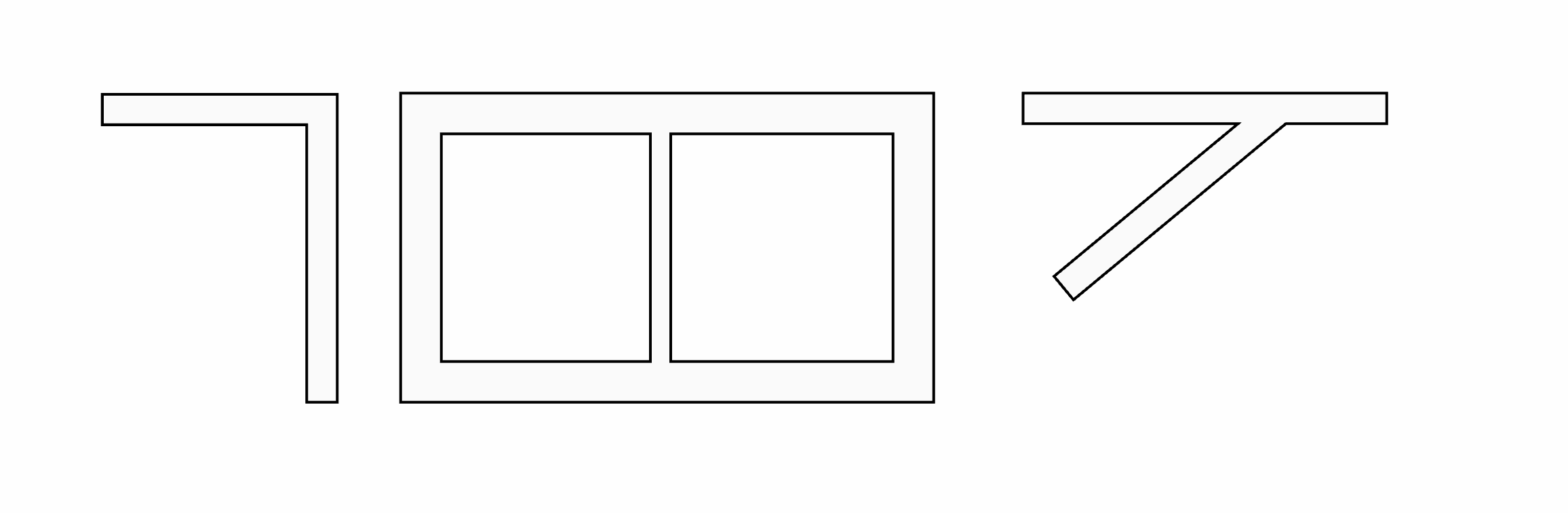 Examples of various visual representations that should all be possible